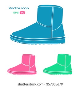 winter boots icon