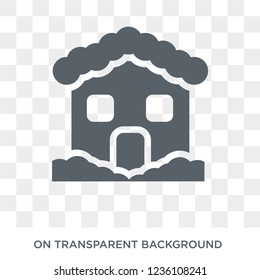 winter Cabin icon. winter Cabin design concept from Winter collection. Simple element vector illustration on transparent background.