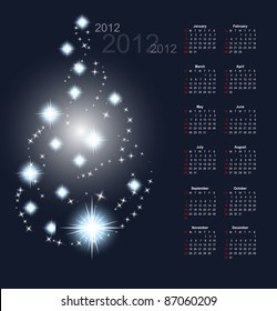 winter calendar 2012