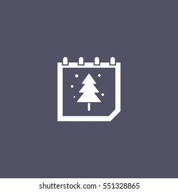 winter calendar icon
