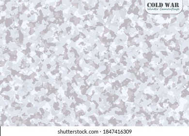 Winter Camouflage (Cold War) Fashion patterns for use on clothing or armor surfaces. Camouflage to blend in with the high mountains, frost and snow in the surrounding winter forest.