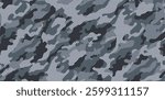 Winter camouflage military pattern with grid. Camouflage texture seamless pattern.