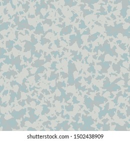 Winter camouflage of various shades of grey, blue and white colors. It is a colorful seamless pattern that can be used as a camo print for clothing and background and backdrop or computer wallpaper