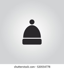 winter cap icon vector illustration, can be used for web and design