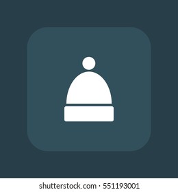 winter cap icon vector illustration, can be used for web and design