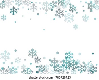 free snowflake border template