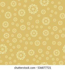 Winter card snowflake pattern. Winter frosty background. Christmas. Snowfall. Snowstorm. New Year. Weather. Vector paper illustration.