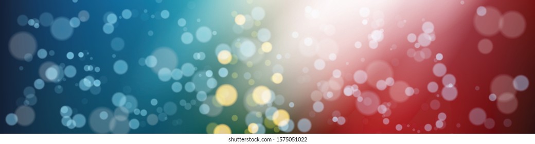 Winter Celebration Bokeh Computational Generative  background illustration