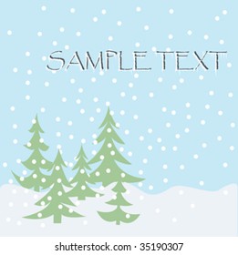Winter celebration card