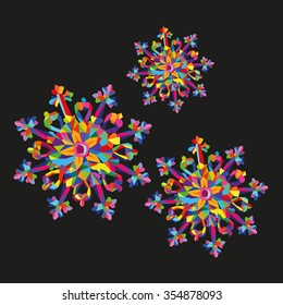 winter celebration christmas illustration vector silhouette