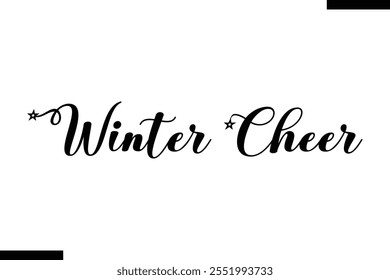  Winter Cheer christmas trees quotes text typography