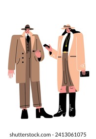 Winter Chic: A Duet of Timeless Elegance