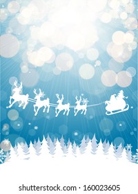 Winter Christmas background