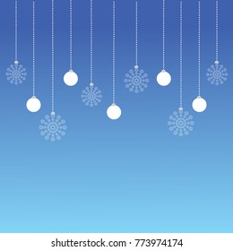 Winter Christmas background