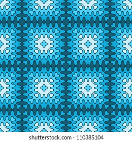 winter christmas background design in color, seamless vector illustration