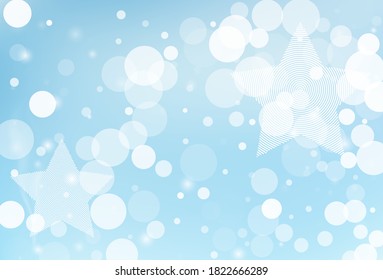 Winter christmas background. Snow sky theme. Vector