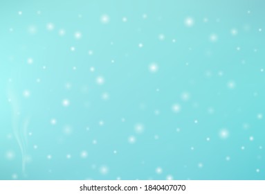 Fondo de navidad de invierno. Cielo de nieve