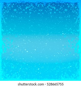 Winter Christmas background with snowflakes