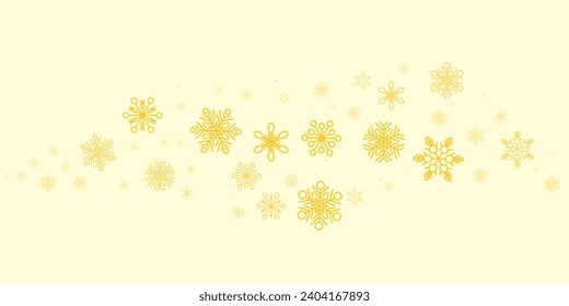 Winter and christmas background vector design with snowflakes with copyspace