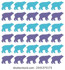 WINTER CHRISTMAS BEARS DESIGN PATTERN