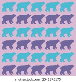 WINTER CHRISTMAS BEARS DESIGN PATTERN