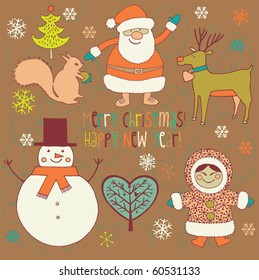 Winter Christmas card