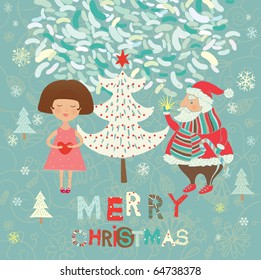 Winter Christmas card