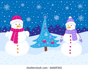 winter christmas card