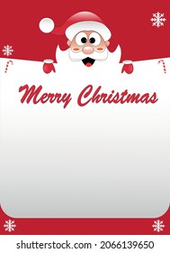 Winter christmas composition in paper cut style.Merry Christmas. Vector illustration.