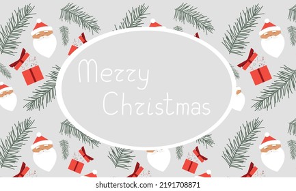 Winter christmas composition in paper cut style.Merry Christmas text Calligraphic Lettering Vector illustration.