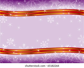 winter christmas frame pattern