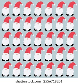 WINTER CHRISTMAS GNOMES DESIGN PATTERN