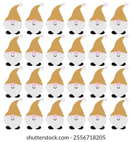 WINTER CHRISTMAS GNOMES DESIGN PATTERN