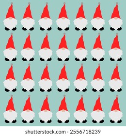 WINTER CHRISTMAS GNOMES DESIGN PATTERN