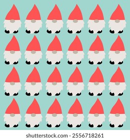 WINTER CHRISTMAS GNOMES DESIGN PATTERN