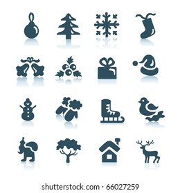 Winter and  Christmas icons