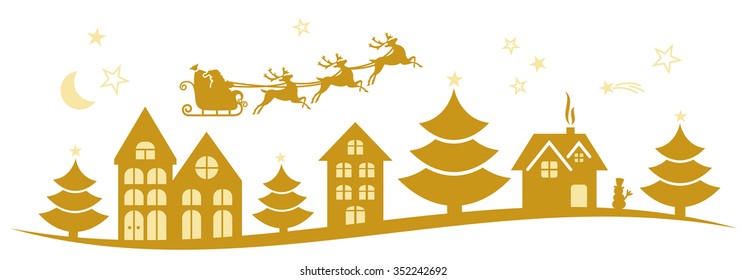 winter christmas landscape