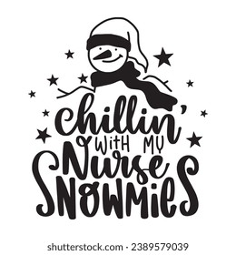 Winter and Christmas Lettering Quotes For Printable Posters, Cards, Tote Bags, Mugs, T-Shirt Design