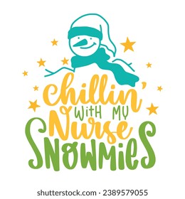 Winter and Christmas Lettering Quotes For Printable Posters, Cards, Tote Bags, Mugs, T-Shirt Design