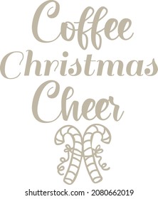 Winter Christmas Quote Design. Inscription for card, postcard, mug, sticker or T Shirt