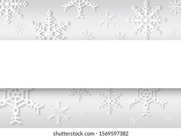 Winter Christmas season with holiday decorations.  space copy text and vector design