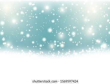 Winter Christmas season with holiday decorations.  space copy text and vector design