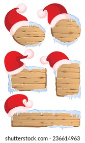Winter Christmas signs collection 1 - eps10 vector illustration.