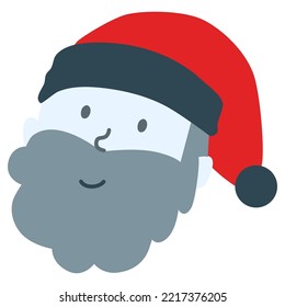Winter christmas simple illustration object icon in cute style