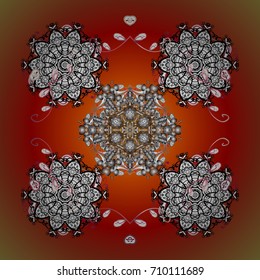 Winter christmas snow flat crystal element. Snowflake vector icon colored background color. Weather illustration ice collection. Vector illustration. Xmas frost snow flake isolated silhouette symbol.