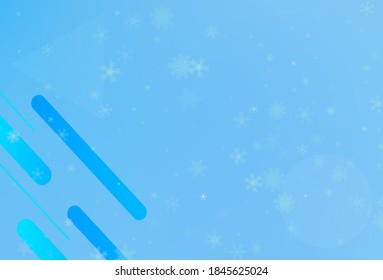 Winter christmas snowflake background vector