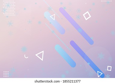 Winter christmas snowflake background vector