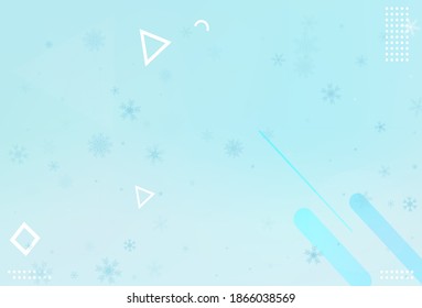 Winter christmas snowflake background. Vector.