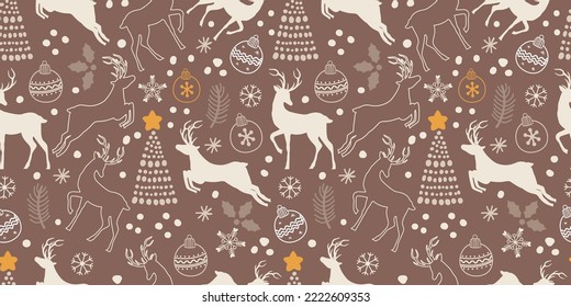 Winter- und Weihnachtsgeschmack - Nahtloses Muster