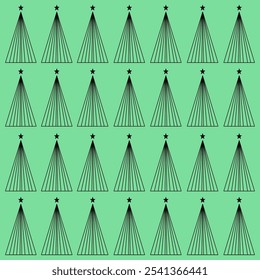 WINTER CHRISTMAS TREES DESIGN PATTERN